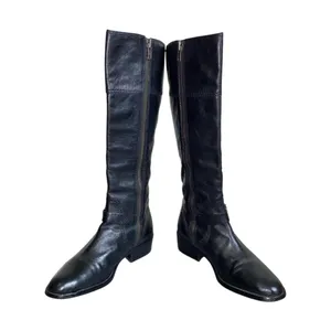 Coach Womens Jacinda Tall Knee-High Black Leather Riding Equestrian Grunge Boots thumbnail 3