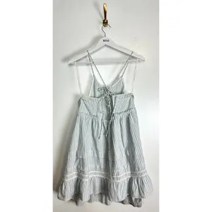 FREE PEOPLE Desert Days Stripe Mini Dress in Ivory Combo Size Medium thumbnail 10