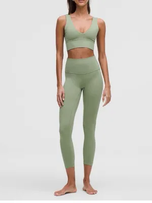 Lululemon Align High-Rise Pant 25" Desert Green size 8 thumbnail 2
