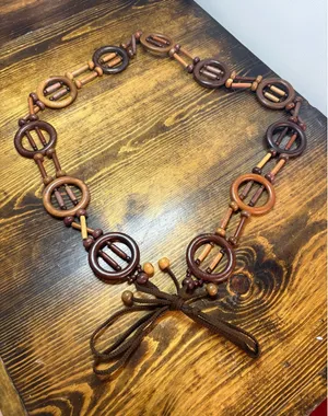 Wooden Circle Tie Waist‎ Belt thumbnail 1