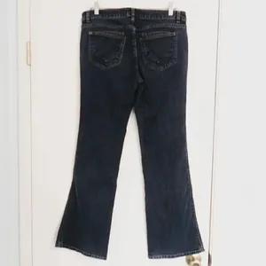 Elle Monaco Blue Mid Rise Bootcut Jeans thumbnail 2