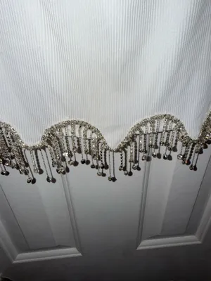 Rhinestone Fringe Top White thumbnail 3