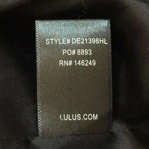 Lulu’s black back tie scoop back mini dress women’s size small thumbnail 6