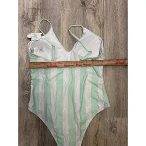 Sugar Coast by Lollis‎ Swim Flamingo Striped One Piece Swimsuit Women Size Small thumbnail 7