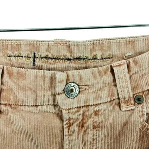 American Eagle Women's Super Stretch Corduroy Curvy Mom Straight Pant Pink Color thumbnail 4
