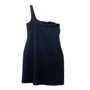 Beyond Yoga One Shoulder Athletic Dress Charcoal Black Size Medium Skort Tennis thumbnail 3