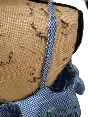 Gypsies & Moondust Ruffled Gingham Off-The-Shoulder Blouse Size L (19” PTP) NWT thumbnail 5