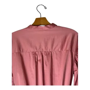 Ramy Brook Dress Women 2 Pink Flirt‎ Lorde Ruched Tie Waist Long Sleeve Mini NWT thumbnail 5