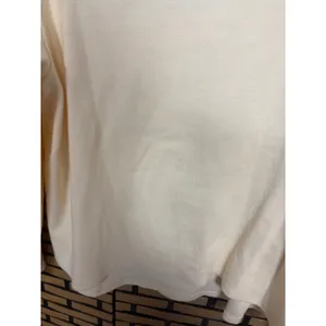 Anthropologie‎ Cream Asyymetrical Neckline Ribbed Top Size 3X thumbnail 5