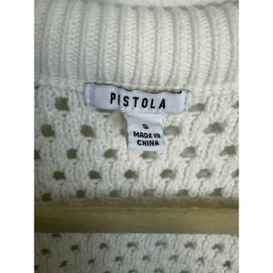 Pistola Beck Open Knit Cream Sweater Size Small thumbnail 6