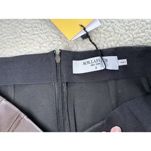 MM Lafleur $195 Women's Whitney Vegan Leather Brown Mini Skirt Size 8 thumbnail 6