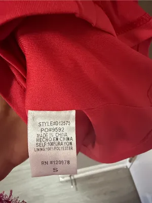 Entro Red Boho Embroidered Peasant Tunic Dress – Size Small thumbnail 7