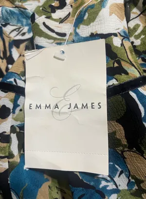 Emma & James Skirt Sz 14 Floral A-Line Midi Ruffle Lace Detail Feminine Flowy thumbnail 6
