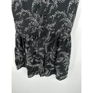 Entro Womens Black Button Front‎ Midi Skirt S Whimsigoth Fairy Boho Cottagecore thumbnail 3