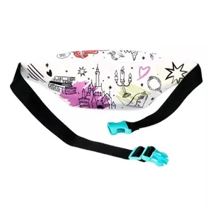 NWT Disney Parks Princess Moana Cinderella Tiana Ariel Hip Pack Crossbody Sling thumbnail 2