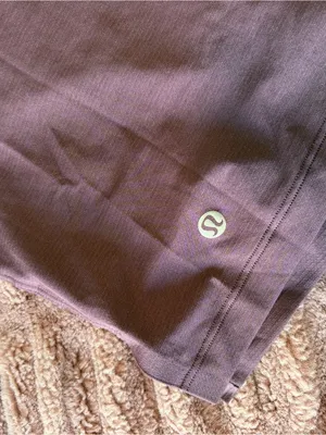 lululemon athletica Cropped Short Sleeve Tee - Plum thumbnail 3