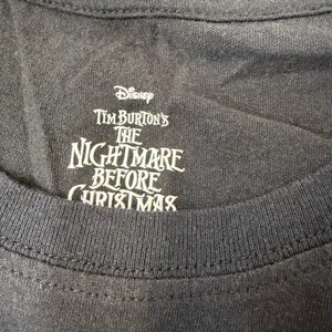 Disney Nightmare Before Christmas Jack Sally Black Graphic T-Shirt Small S thumbnail 3
