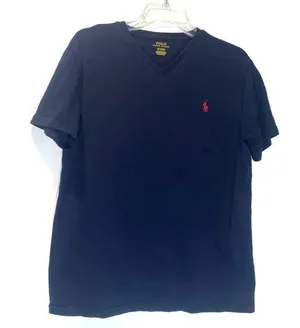 Ralph Lauren Vneck Short Sleeve Tee Women’s Medium thumbnail 1