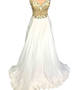 Sherri Hill Embellished Sweetheart Neckline Strapless Gown Size 4 Pageant Prom thumbnail 2