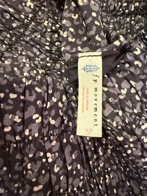 Free People Movement Printed Running Shorts Black Size XS thumbnail 4