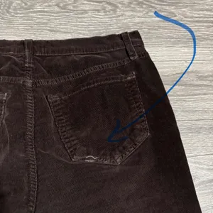 NYDJ 32x27 in Brown High Rise Corduroy Bootcut Pants 12P P600 Boho Made‎ in USA thumbnail 9