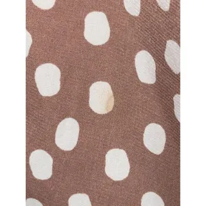 Abercrombie & Fitch Mauve Pink White Polka Dot Slit Midi Skirt Womens Size XL thumbnail 5