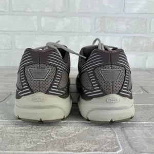 Brooks Addiction Walker Suede‎ Sneaker Shoes Womens 8 Shark Alloy Oyster Lace Up thumbnail 4