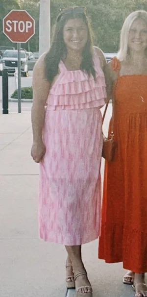 Matching Skirt And Top Set Pink Size L thumbnail 1