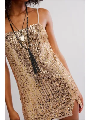 Free People Midnight Kiss Mini Slip Dress thumbnail 5