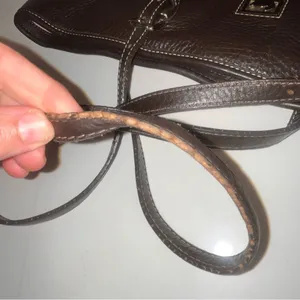 Dooney & Bourke Pebble Grain Tote Brown Leather Shoulder Bag thumbnail 13