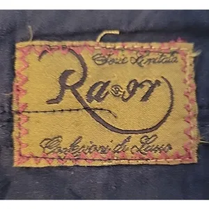 Ra-Re Faux Suede Mini Skirt Womens Size 42 US6 Black Button Detail Office Siren thumbnail 5