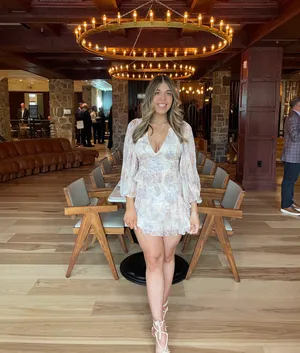 Selfie Leslie Floral Romper thumbnail 3