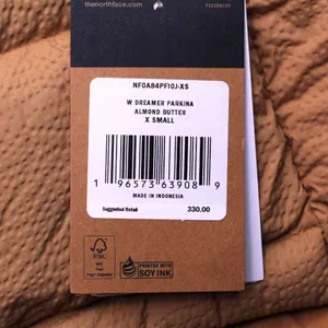 The North Face Womens Dreamer Parkina 600-Down Winter Jacket Almond Butter Sz Xs thumbnail 13