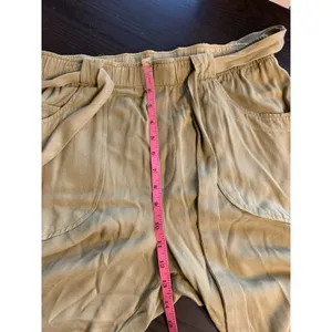 Anthropologie Dolan Left Coast‎ Pants Womens Medium Green Ankle Flowy Soft Comfy thumbnail 11