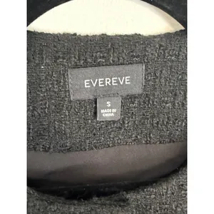 Evereve Winona Black Tweed Vest size small thumbnail 4