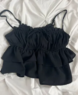 Wild Fable Flowy Black Top thumbnail 1