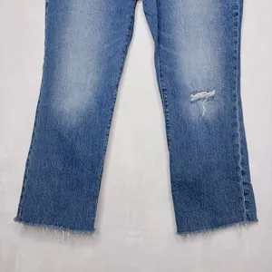 J. Crew Mid-Rise Flare Crop Jeans thumbnail 6