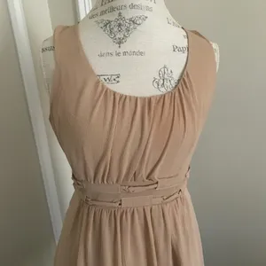 Kingdom B Beige Short Sleeveless Dress Size S thumbnail 2