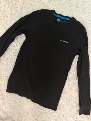 Columbia Black Long Sleeve Thermal Shirt womens Small thumbnail 1