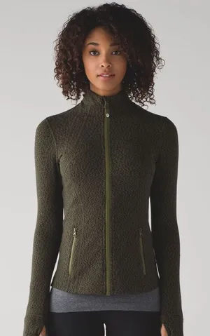 Lululemon Define Jacket in Brave Olive Size 4 thumbnail 1