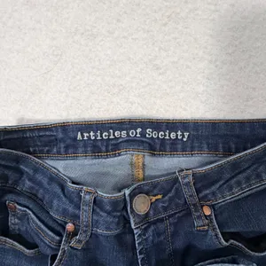 Articles of Society Women Dark Wash Skinny Jeans Size 25 Blue Stretch Denim thumbnail 2