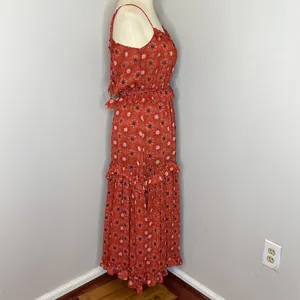 Misa Nati‎ Red Sleeveless MIDI Dress XS thumbnail 6