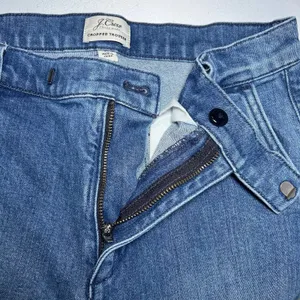 J. Crew Cropped Trouser‎ Wide Leg Women’s Denim Pants Size 26 Stretchy thumbnail 4