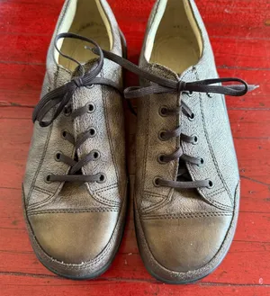 Finn Comfort Women's Leather Lace-Up Sneakers in Dark Brown $69-$424 Germany thumbnail 1