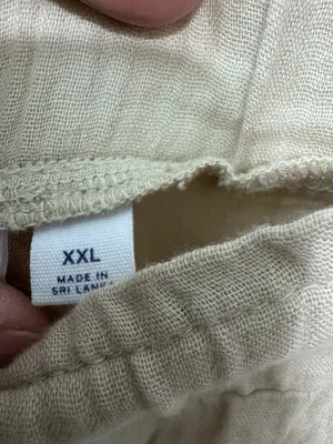 GAP Casual Beige Wide-Leg Pants 💯 COTTON thumbnail 6