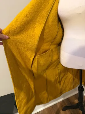 Tahari | Mustard Yellow Wool Blend jacket thumbnail 5