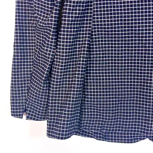Anne Klein Blazer Jacket Women's Medium Navy Blue White Stretch 90s Office Siren thumbnail 9