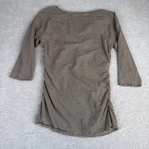 Women's Sundance Medium 1/2 Sleeve Maternity Ruched V‎ Neck Shirt thumbnail 6