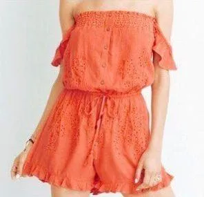 Eyelet Romper thumbnail 2