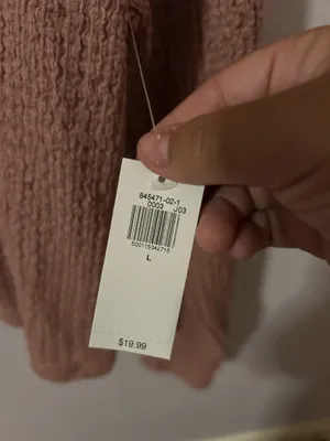 Old Navy Long Sleeve Pink Top thumbnail 3